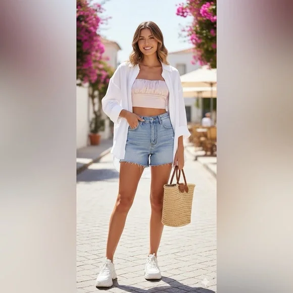 Princess Polly Pink Ruched Crop Top - Picture 14 of 14